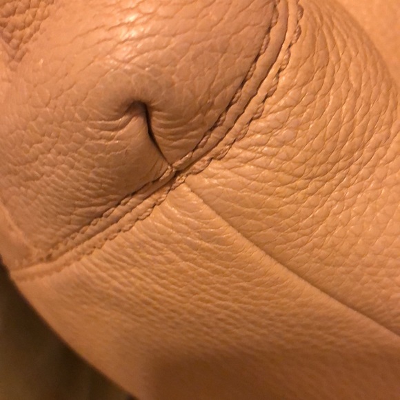 AUTHENTIC COACH LEXI SHOULDER BAG IN NUDE PEBBLED - Picture 14 of 15